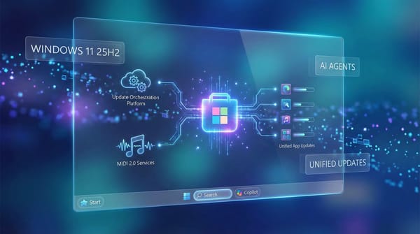 Windows 11 25H2 Preview Delivers AI Agents and Unified App Updates
