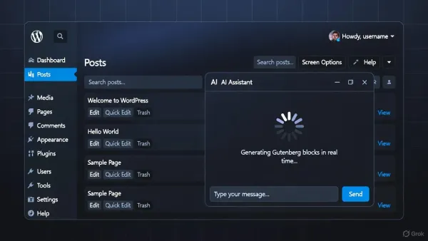 WordPress Telex: The AI Tool That Turns Text Prompts Into Real Website Features